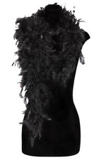 schwarze Federboa Boa Federn