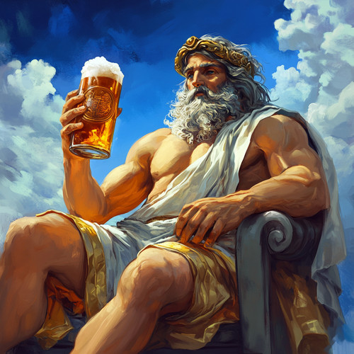 Wandtattoo aufkleber gott zeus - aufkleber,