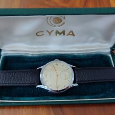 Vintage jumbo Swiss watch Cyma