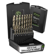 Metallbohrer Set HSS-E Cobalt Pro [Scharf & Robust] Edelstahlbohrer Stahlbohrer