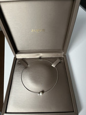 Niessing Collier aus Platin mit Brillant und Perle