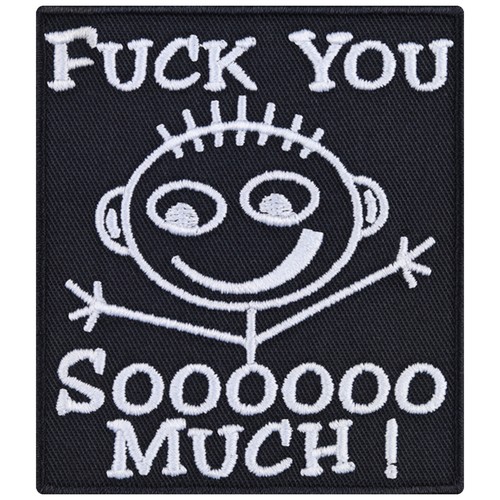 Lustiger aufnäher fuck - fuck, you