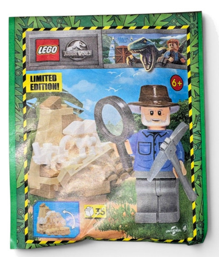 Lego jurassic world - lego, alan