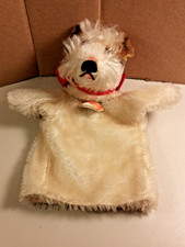Steiff 6640.17 Foxy Foxterrier, Original Handpuppe, unbespielt, Bärenkopf 1960er