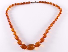Collier Bernstein Orange ovale