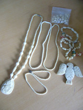 Konvolut Schmuck Bein, Horn