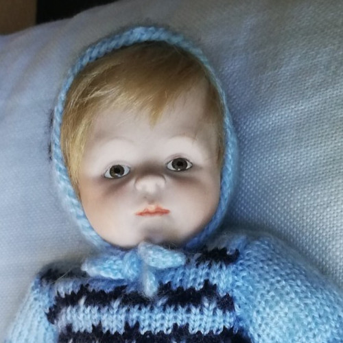Porzellan baby künstlerpuppe - porzellan,