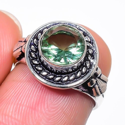 Grüner amethyst edelstein - edelstein, 925