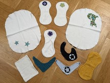 Molton Tücher Baby Unterlagen Moltonwindeln Spucktücher Moltontuch Spucktuch Top