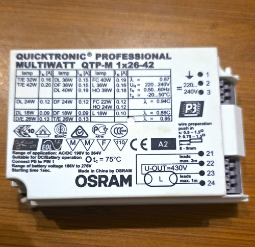 Osram quicktronic - osram,
