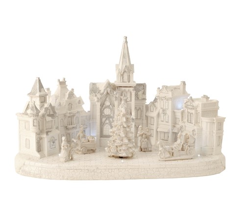 Winterlandschaft dorf mit led - winterlandschaft,