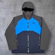 Blaue wasserdichte Herrenjacke