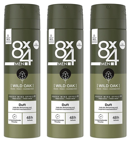 Deo spray 8x4 wild oak - 8x4,