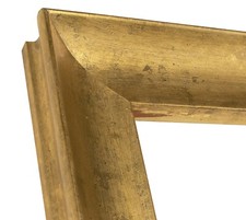 Holzrahmen mit Blattgold Art