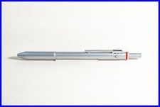 Glatter Griff SILBER ROTRING Trio-Stift 2 Farb Kugelschreiber + 0,7 mm Bleistift GERMANY