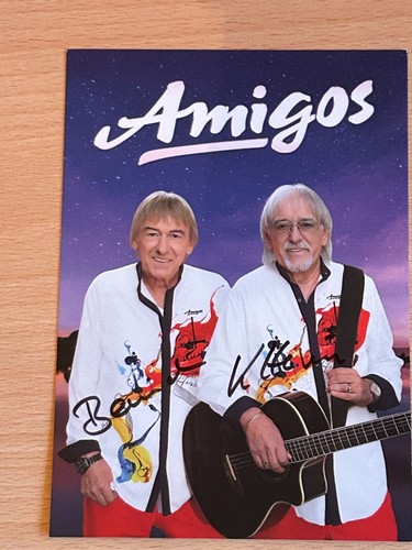 Amigos autogrammkarte - amigos,