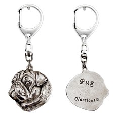 Mops, Carlin I - versilberter