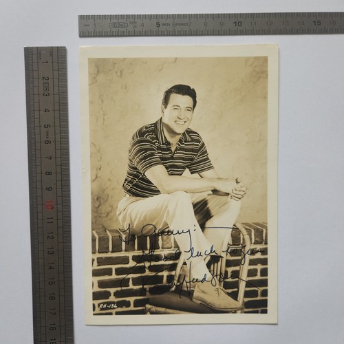 Rock hudson autogramm signed - hudson,