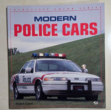Buch MODERN POLICE CARS Polizei 1994 STREIFENWAGEN ! US 96 Seiten Polizeiautos !