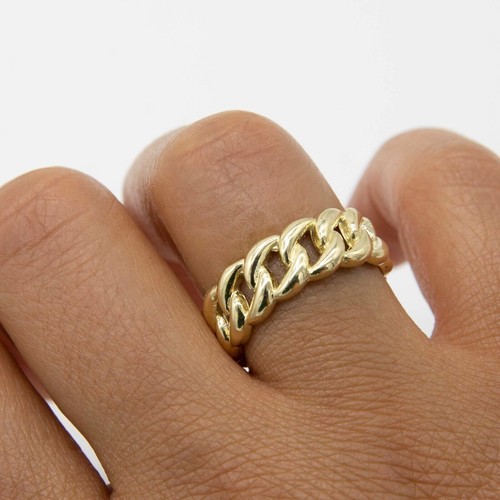 Unisex miami cuban link - cuban, ring
