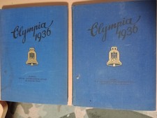 Olympia 1936 Sammelalbum  Band 1 und 2 mit allen Sammelbildern vollzählig