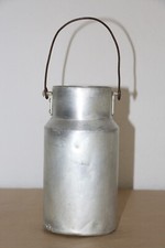Alu Alte Milchkanne mit griff  ,  Garten Deko , Küchen Deko