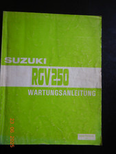 Wartungsanleitung Suzuki RGV250  (Reparaturanleitung) ab 1989
