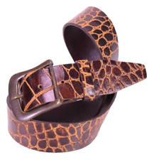 Damen Gürtel dickes Leder