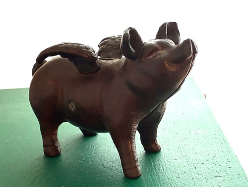Gusseisernes sparschwein - gusseisernes,
