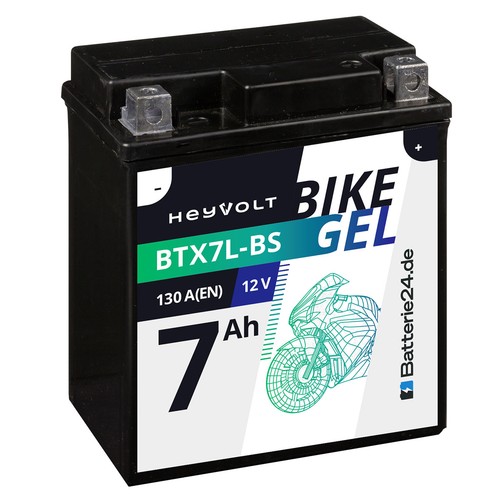 Gel motorradbatterie 7ah 12v - 7ah,