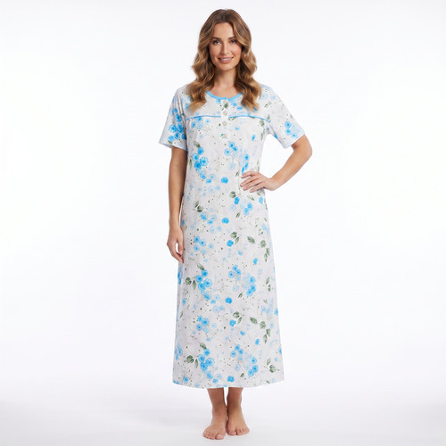 Damen nachthemd sleepshirt - nachthemd,