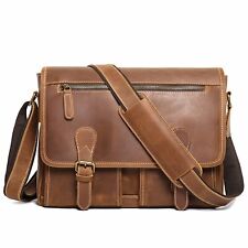 Herren Leder Messenger Tasche
