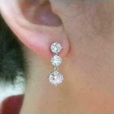 Drei stein diamant - kt,