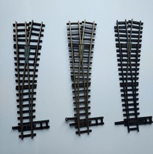 BEMO H0m Art.Nr. 4211 und 4210, Weiche links und rechts ohne Antrieb, je 3 Stück