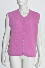 MADE IN ITALY 🩷⭐ weiche Strickweste in Rosa 🩷⭐Wollmischung - NEU - OS