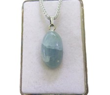 Aquamarin Cabochon Anhänger