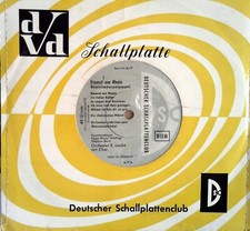 Deutscher Schallplattenclub - Einmal am Rhein - Rheinliederpotpourri - EP 50er