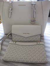 Michael Kors Taschen Set Handtasche + 2 kleine Umhängetaschen Weiß NP 200 Euro