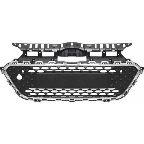 Kühlergrill chrom schwarz - kühlergrill, chrom/schwarz