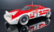 Lancia Stratos HF Marlboro Rally Team echt Alufelgen BBS Tuning Modellauto 1:18