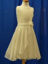 MONNY Kommunionkleid KANT VOILE 18 ecru Größe 146 NEU