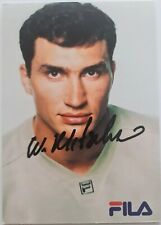 Dr. Wladimir Klitschko Autogramm Signiert Autograph Signed Original