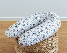 100% BRAUN Blumenwiese Seitenschläferkissen Stilllkissen Schwangerschaftskissen