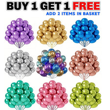 CHROM LUFTBALLONS 12" METALLIC