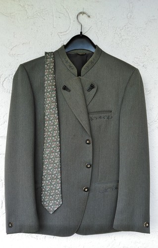 Olivbrauner trachtenanzug - olivbrauner,