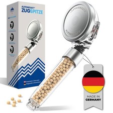 AlpenKraft ZugSpitze Duschkopf Premium wassersparend Hochdruck Handbrause Dusche