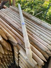 Holzpalisaden Aus Kiefer, Gedreht, Imprägniert, Behandelt Für Zaun D.8X200