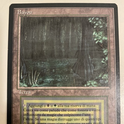 Mtg magic dual land - land, bayou
