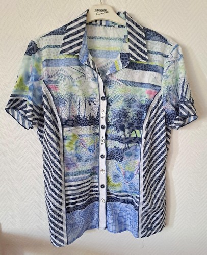 Hübsche kurzarm bluse gr - kurzarm, bluse,