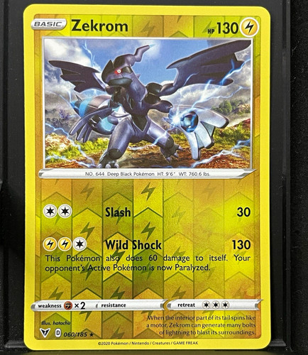 Pokémon tcg zekrom - pokémon, 060/185